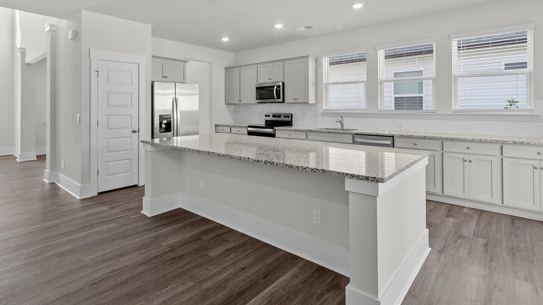 Furnished interior view inside a new home in Indigo Preserve, Leland (Image 9).
