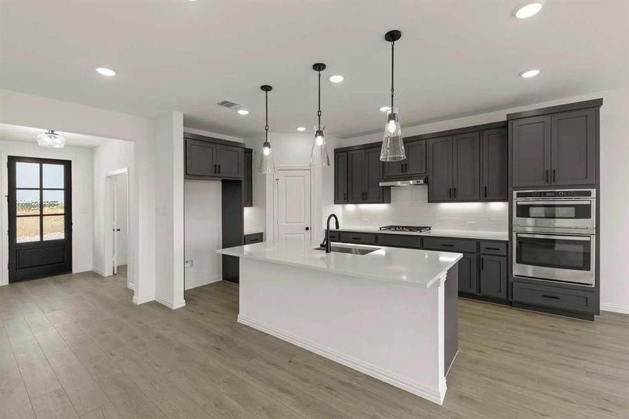 Furnished interior view inside a new home in Brookshire at Legacy Hills, Celina (Image 7).