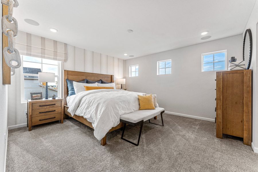 Furnished interior view inside a new home in Parterre, Thornton (Image 4). Furnished interior view inside a new home in Parterre, Thornton (Image 4).