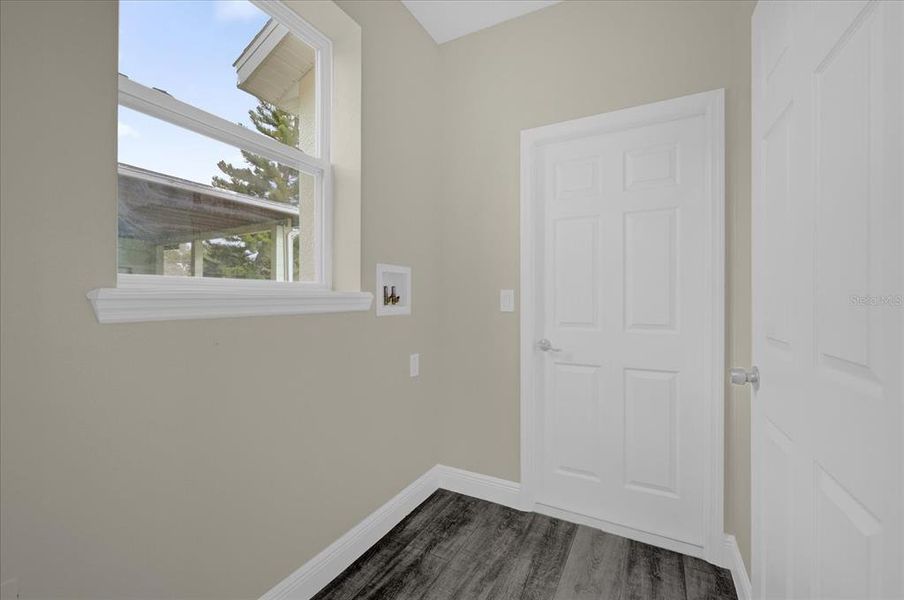 This door leads to the Laundry Room