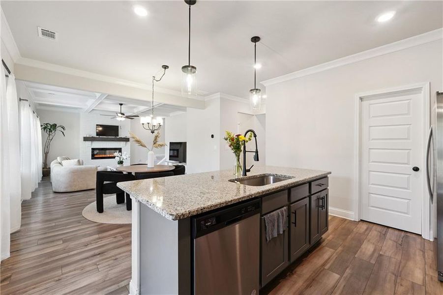 Furnished interior view inside a new home in Westgate Estates, Loganville (Image 6).