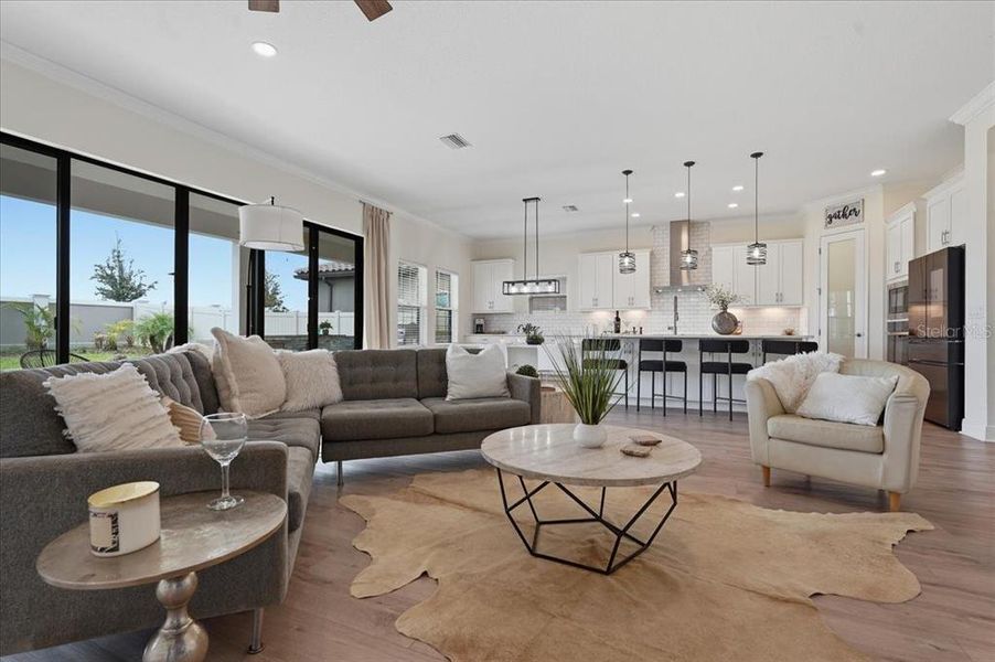 Furnished interior view inside a new home in , San Antonio (Image 14).