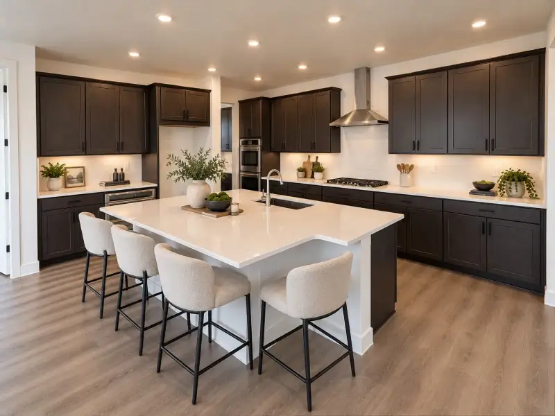 Furnished interior view inside a new home in Macanta, Castle Rock (Image 4).