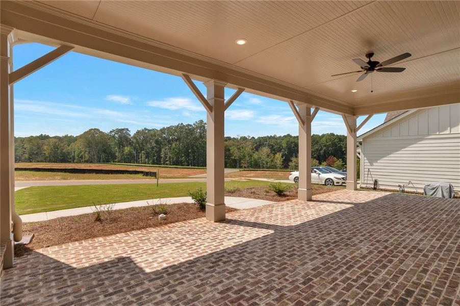 Exterior details and patio area of a home in , Statham (Image 4).