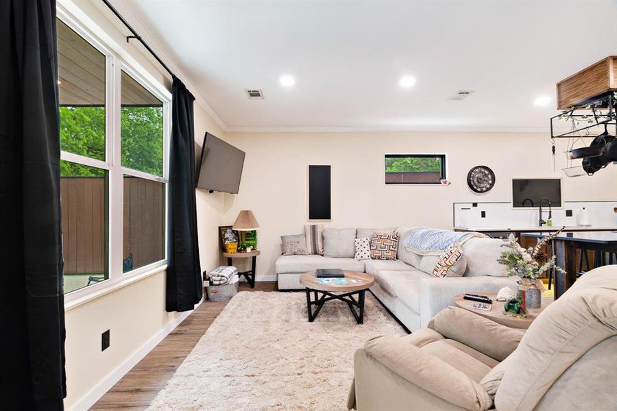 Furnished interior view inside a new home in , Blossom (Image 11).