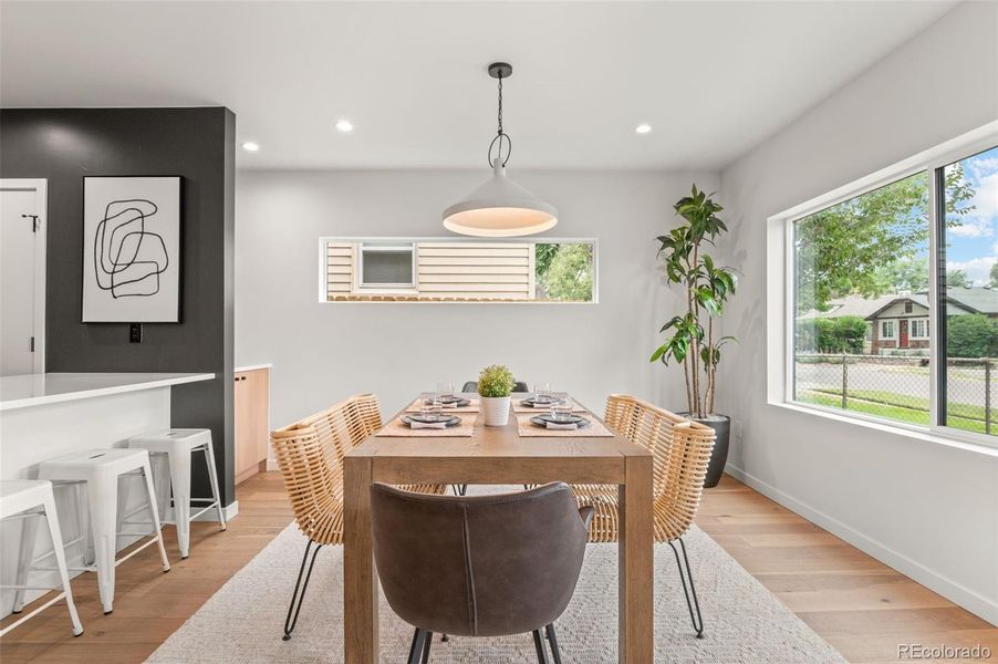 Furnished interior view inside a new home in , Denver (Image 9).