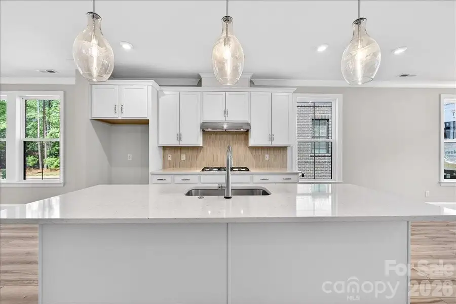 Large kitchen island with single bowl stainless steel sink