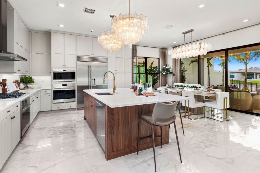 Representative furnished interior of a home built from the Sumatra Grand by GL Homes in Lotus Edge, Boca Raton (Image 14).