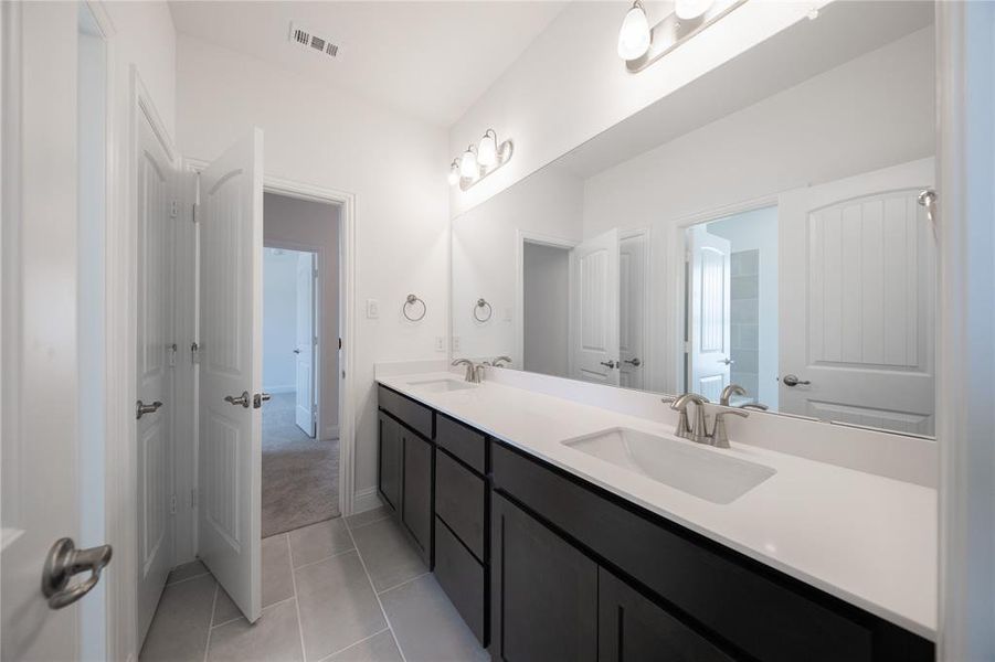 Furnished interior view inside a new home in Valencia on the Lake: Valencia 50s, Little Elm (Image 6). Furnished interior view inside a new home in Valencia on the Lake: Valencia 50s, Little Elm (Image 6).