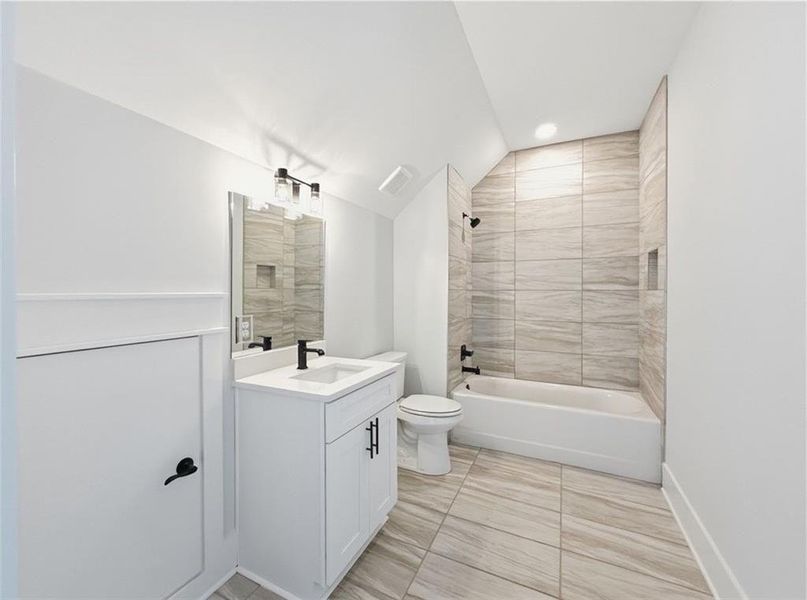 Furnished interior view inside a new home in , Rydal (Image 26).