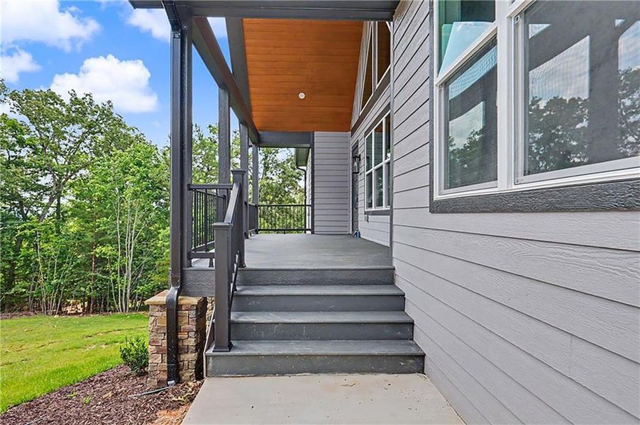 Exterior details and patio area of a home in , Morganton (Image 30). Exterior details and patio area of a home in , Morganton (Image 30).