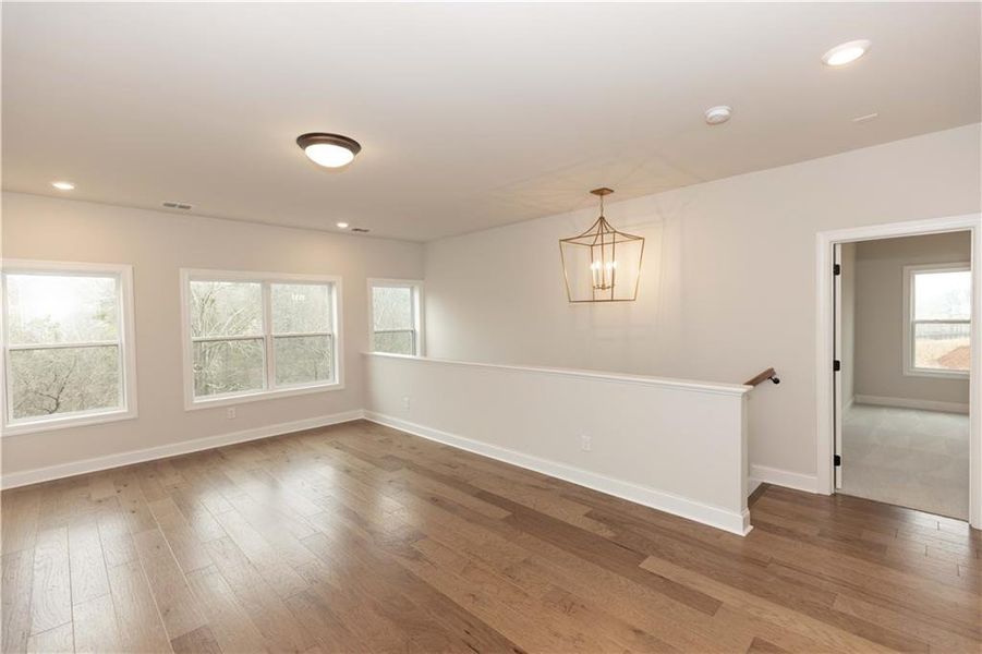 Spacious, unfurnished interior of a new home in Evanshire Single Family, Duluth (Image 31).