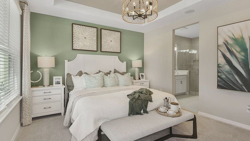 Furnished interior view inside a new home in Lochside, Mount Dora (Image 7).
