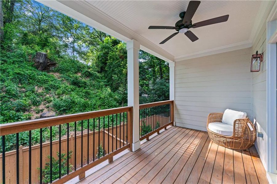 Exterior details and patio area of a home in , Atlanta (Image 23).