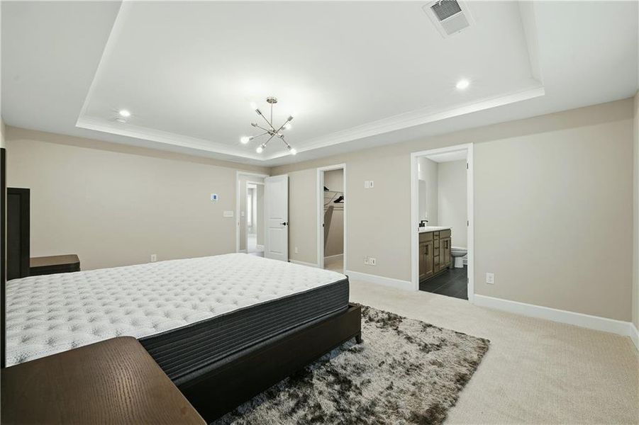 Furnished interior view inside a new home in , Atlanta (Image 13).
