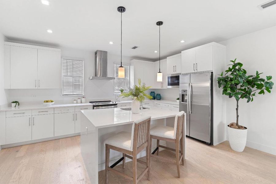 Gorgeous White Kitchen