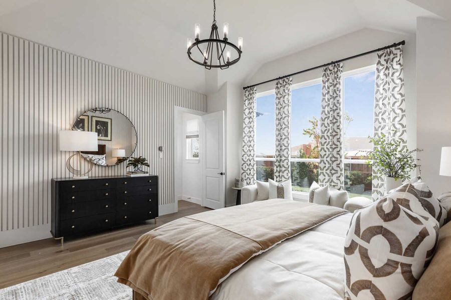 Representative Primary Bedroom - some options shown