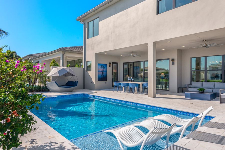 Representative exterior details of a home built from the Corsica by GL Homes in Lotus Edge, Boca Raton (Image 4).