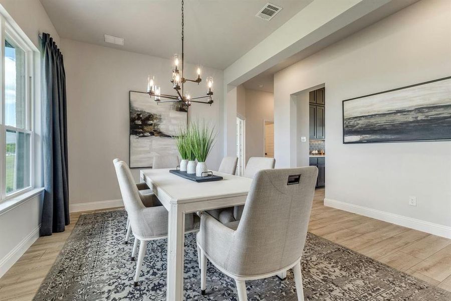 Furnished interior view inside a new home in Berkshire Estates, Mesquite (Image 13).