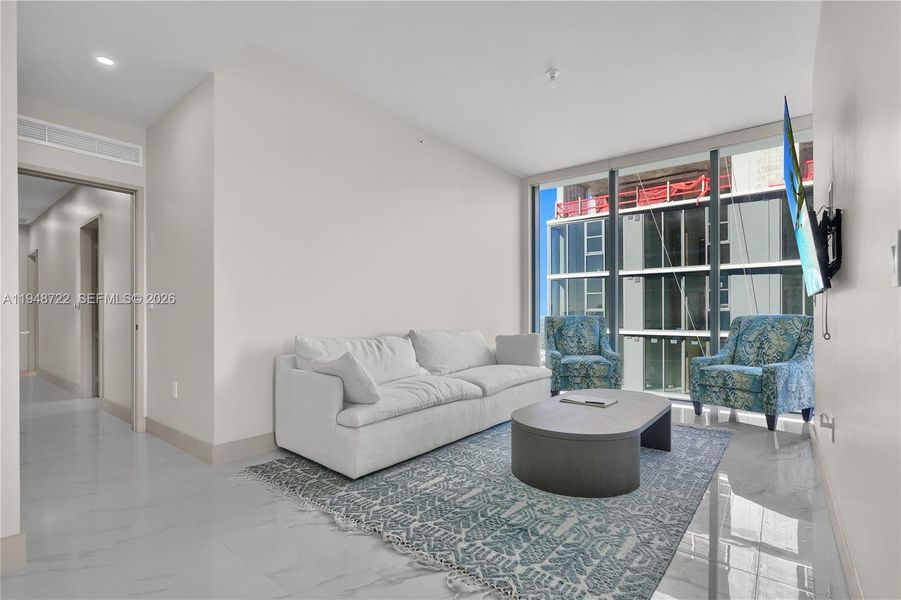 Furnished interior view inside a new home in , Miami (Image 41).