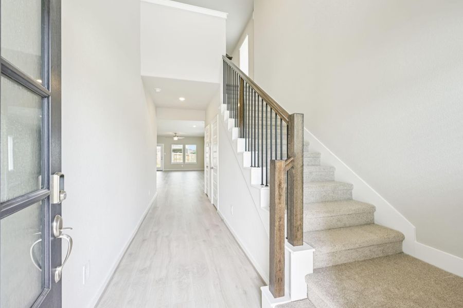 Photo is not of the actual home, but is an inspirational photo of builder’s model home and may depict options, furnishings, and/or decorator features that are not included