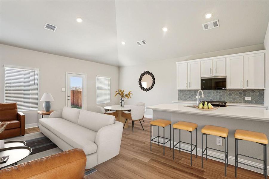 Photo is not of the actual home, but is an inspirational photo of builder’s model home and may depict options, furnishings, and/or decorator features that are not included.