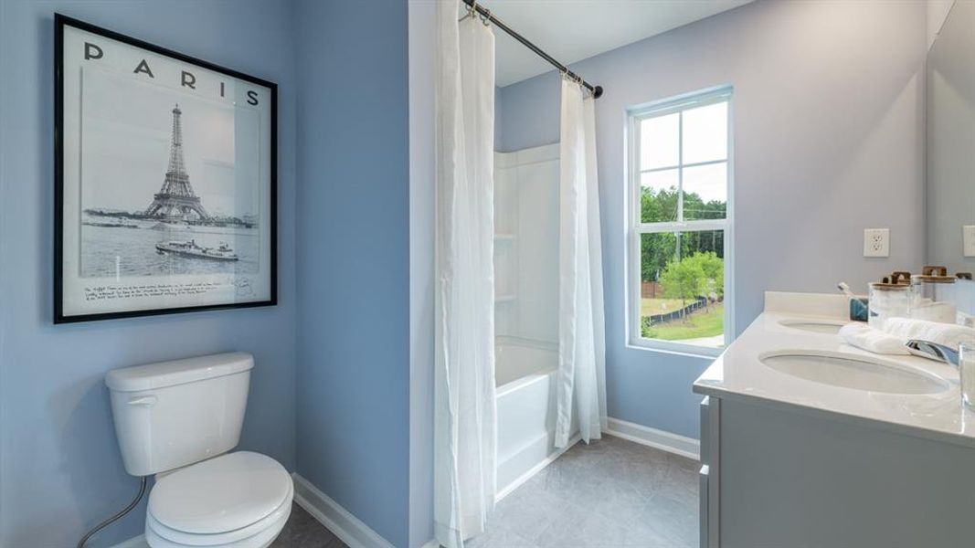 Furnished interior view inside a new home in Harvest Park, Decatur (Image 15).