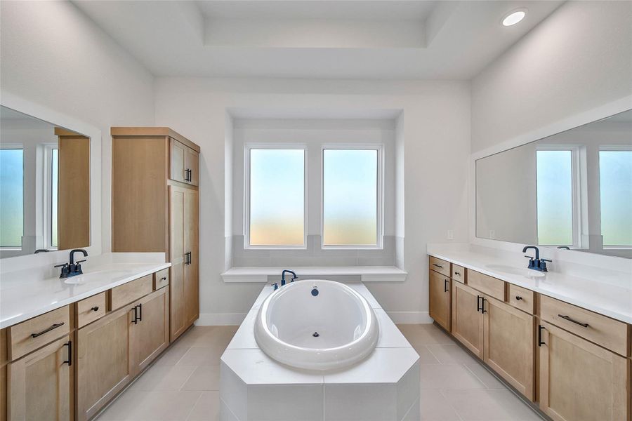 Furnished interior view inside a new home in Magnolia Bend, Rosharon (Image 12).