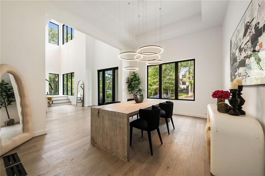 Furnished interior view inside a new home in , Atlanta (Image 7). Furnished interior view inside a new home in , Atlanta (Image 7).