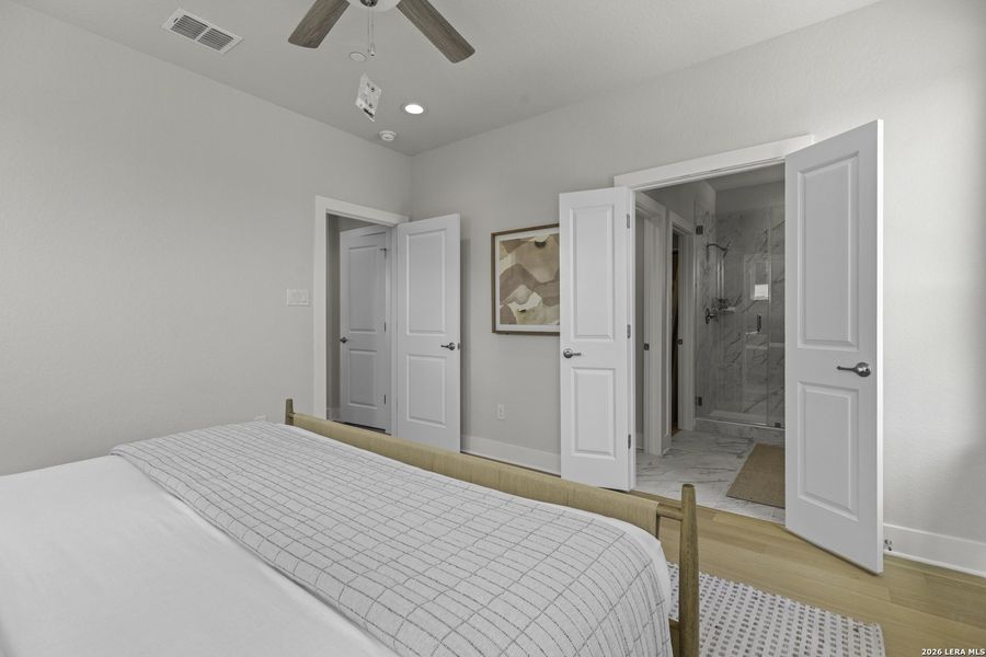 Furnished interior view inside a new home in , San Antonio (Image 17).