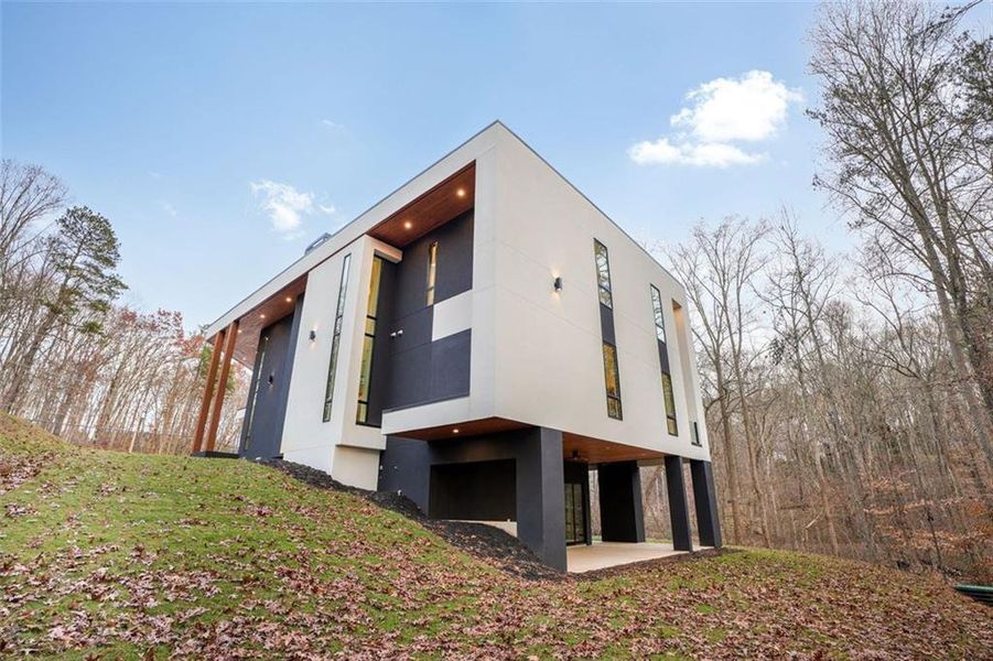 Exterior details and patio area of a home in , Roswell (Image 31). Exterior details and patio area of a home in , Roswell (Image 31).