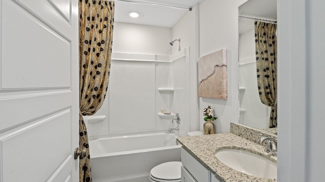 Representative furnished interior of a home built from the The Sawyer by D.R. Horton in The Hammocks, Crawfordville (Image 6).