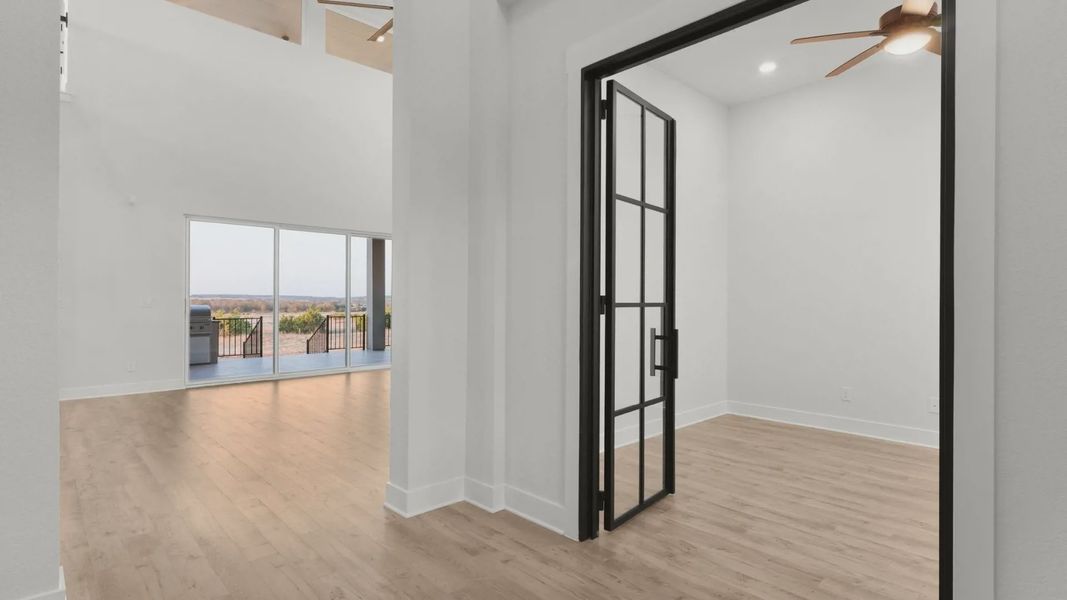 Representative unfurnished interior of a home built from the Merritt by Chesmar Homes in Feathergrass, Florence (Image 21).