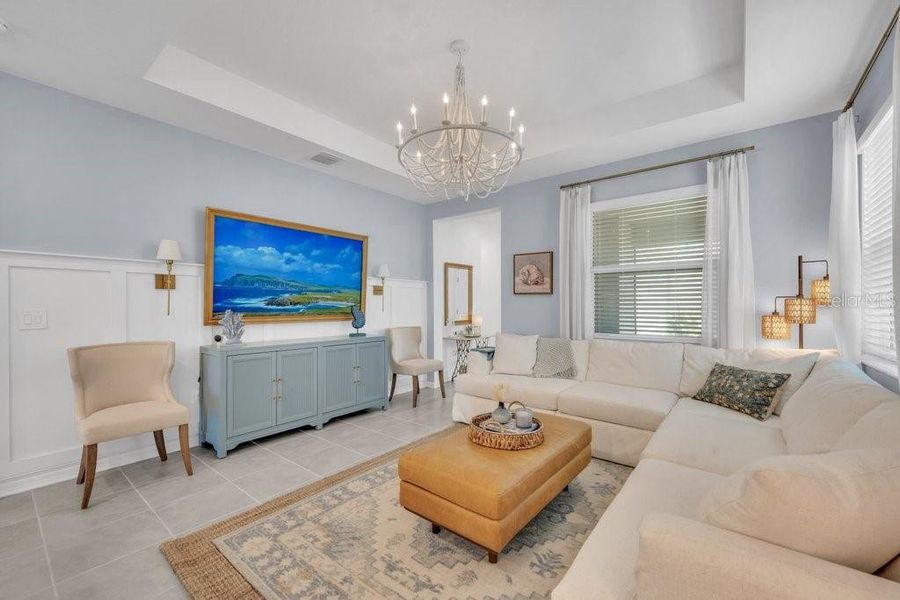 Furnished interior view inside a new home in , Sarasota (Image 10).