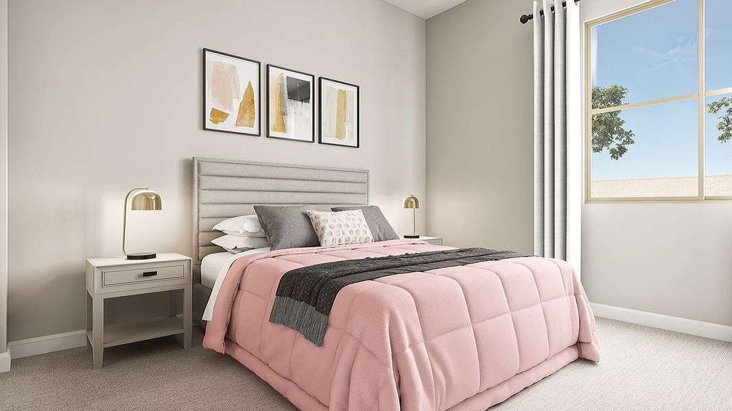 Furnished interior view inside a new home in Arietta at Soleo, San Tan Valley (Image 13).