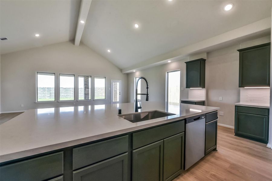 Furnished interior view inside a new home in River Ranch Meadows, Dayton (Image 9).