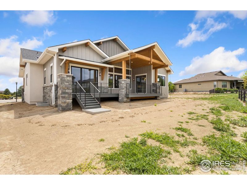 Front exterior of a new home in , Windsor, CO, highlighting curb appeal (Image 2).