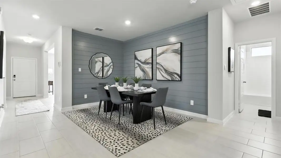 Furnished interior view inside a new home in The Canyons, Keene (Image 10). Furnished interior view inside a new home in The Canyons, Keene (Image 10).