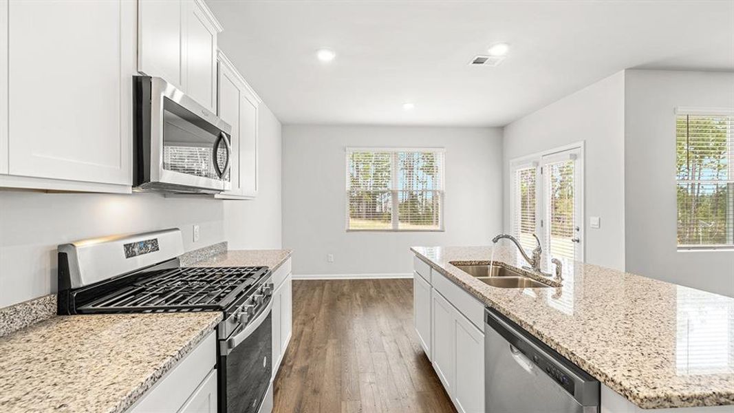 Furnished interior view inside a new home in Poplar Preserve, Newnan (Image 8).