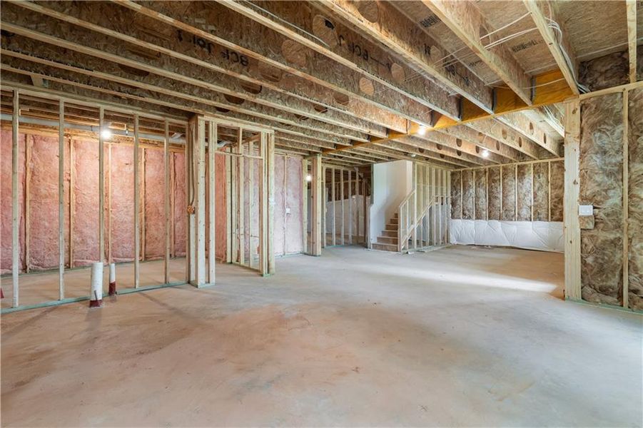 In-progress construction of a new home in Tiberon Woods, Cumming, GA (Image 39).