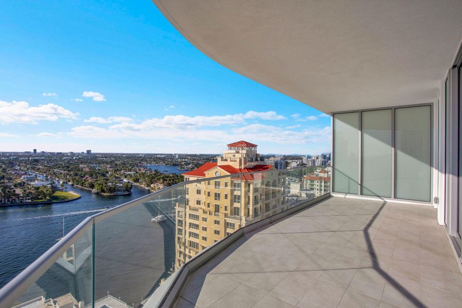 Owner’s suite view from the balcony Owner’s suite view from the balcony