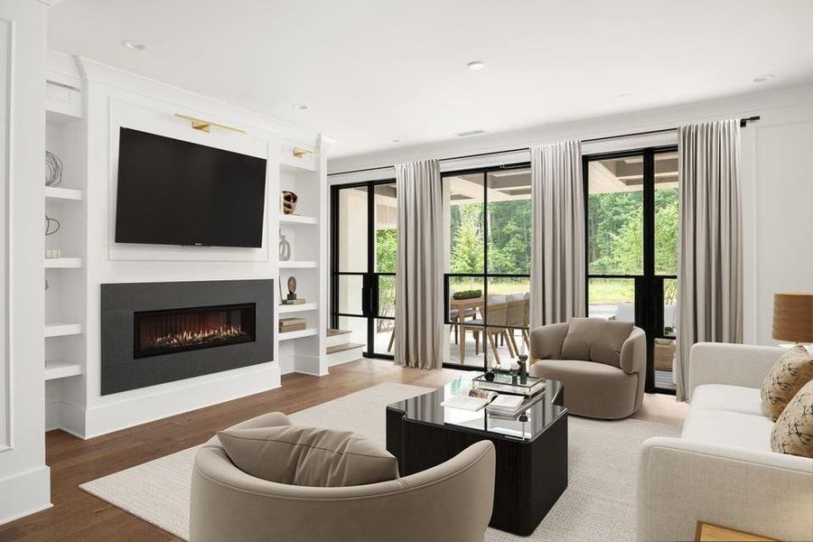 Furnished interior view inside a new home in , Chattahoochee Hills (Image 12). Furnished interior view inside a new home in , Chattahoochee Hills (Image 12).