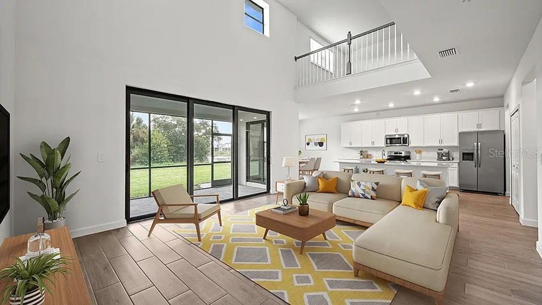 Furnished interior view inside a new home in Rye Ranch: Manor Homes, Parrish (Image 18). Furnished interior view inside a new home in Rye Ranch: Manor Homes, Parrish (Image 18).