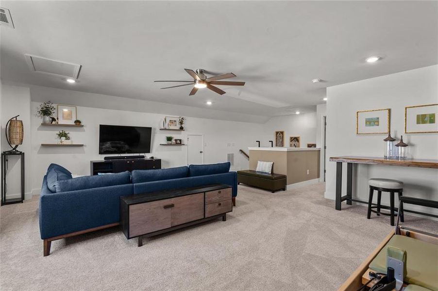Furnished interior view inside a new home in , Canton (Image 50).
