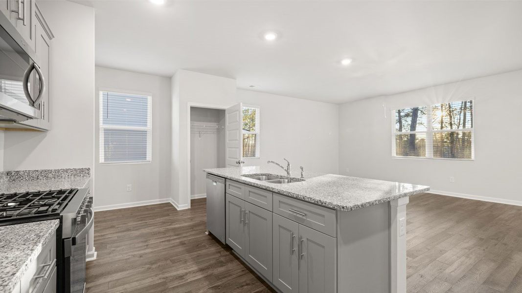 Furnished interior view inside a new home in Southwind Village, Evans (Image 6).