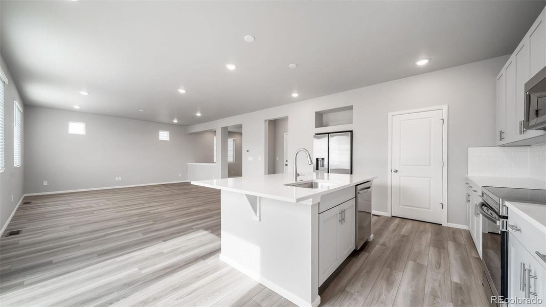 Furnished interior view inside a new home in , Aurora (Image 11).