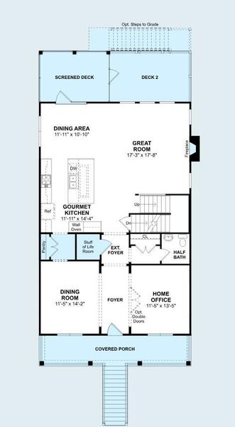 2D floor plan layout of this home in , Mount Pleasant, SC (Image 1). 2D floor plan layout of this home in , Mount Pleasant, SC (Image 1).