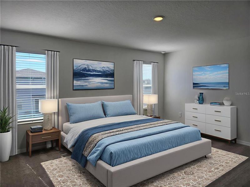 Furnished interior view inside a new home in Lawson Dunes - Signature Series, Haines City (Image 15).