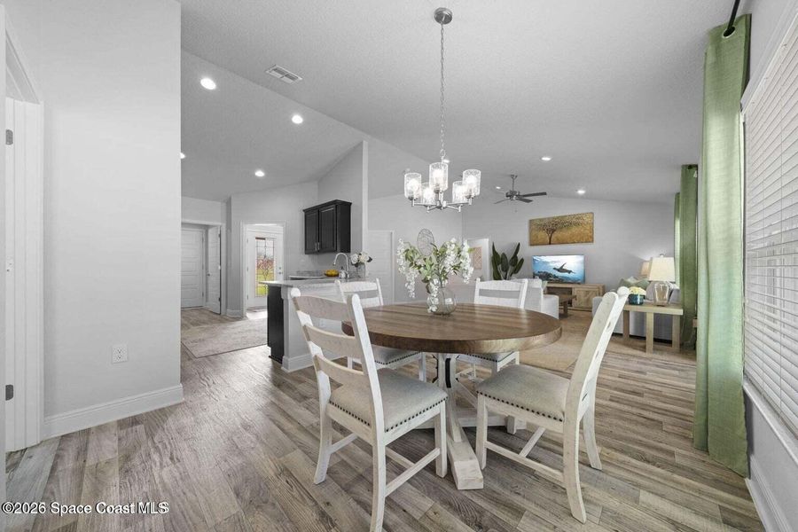 Furnished interior view inside a new home in Palm Bay, Palm Bay (Image 6). Furnished interior view inside a new home in Palm Bay, Palm Bay (Image 6).