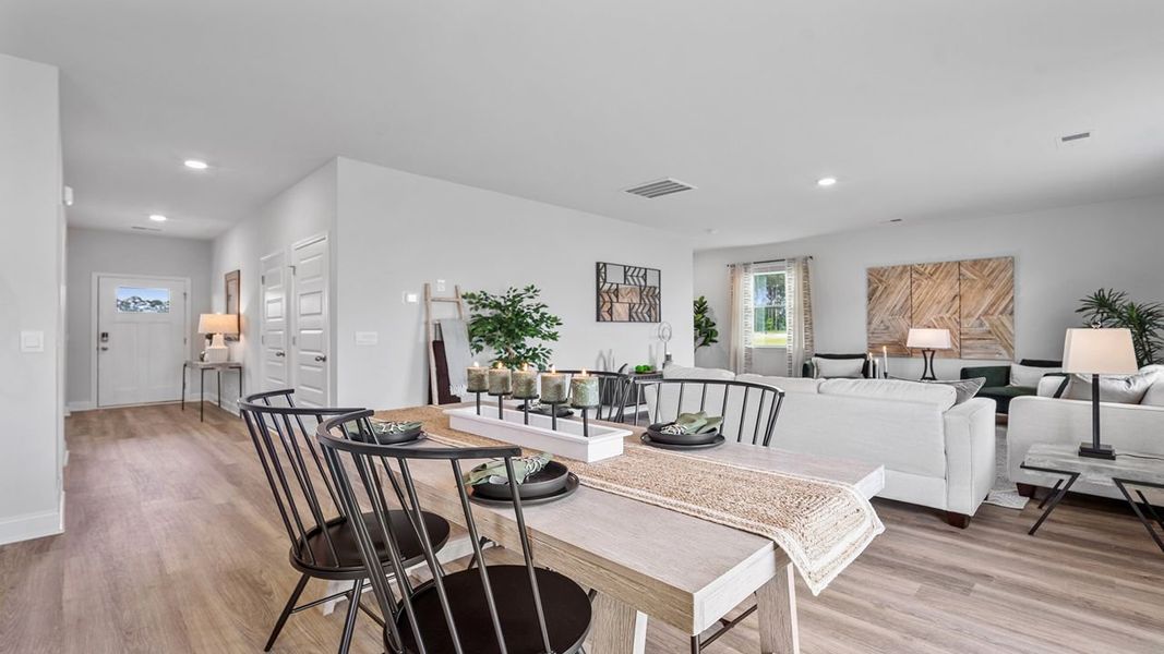 Furnished interior view inside a new home in The Retreat at East Argent, Ridgeland (Image 8).